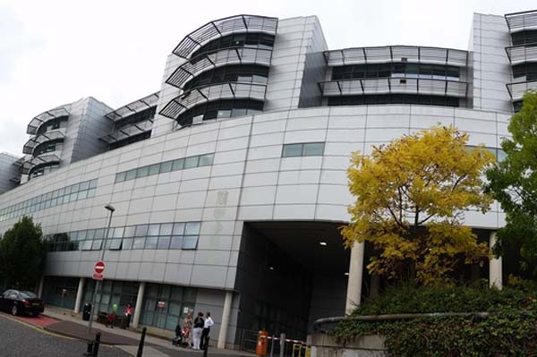 Panorama view of royal victoria hospital belfast