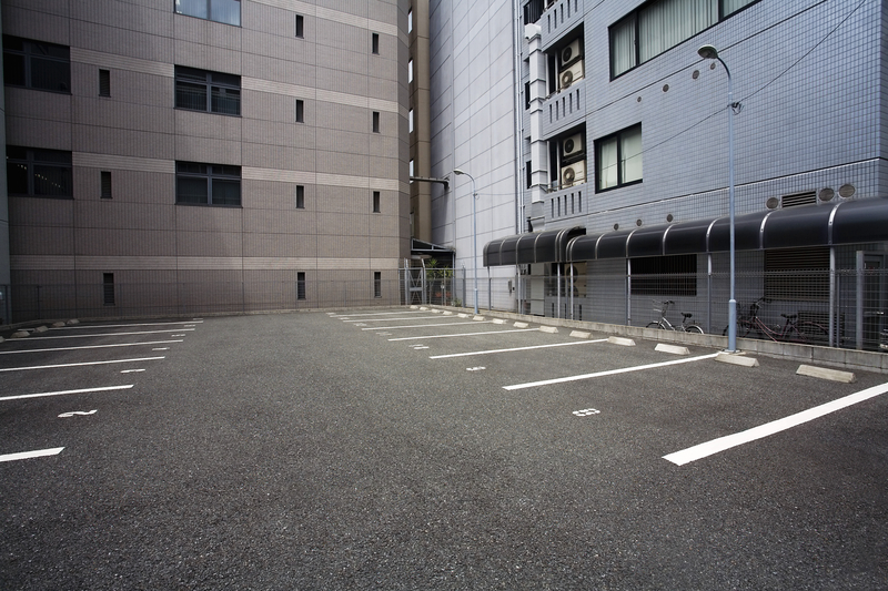 Japan Osaka Empty parking lot